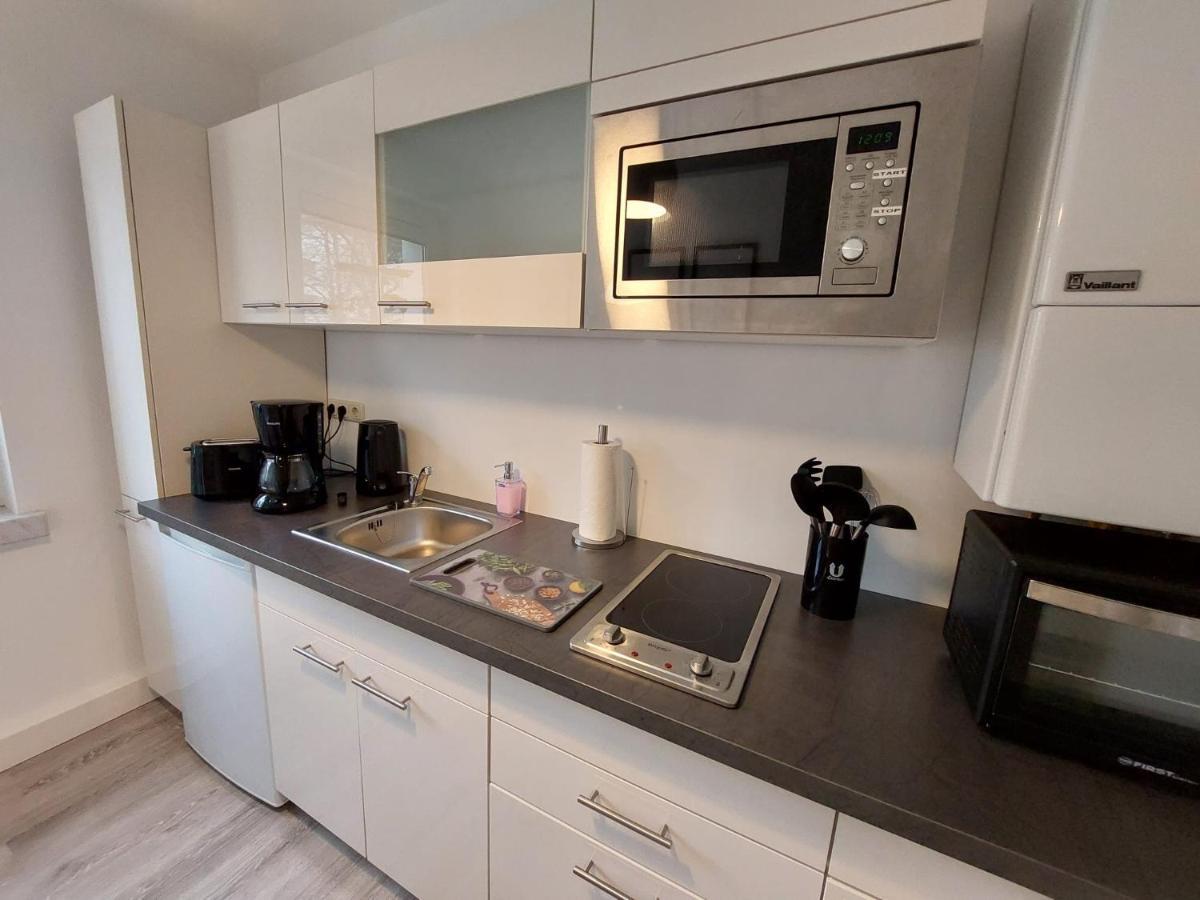 Helles Modern Eingerichtetes Apartment Halle  Zewnętrze zdjęcie